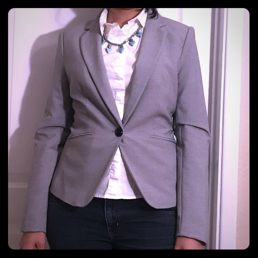 H&M gray blazer